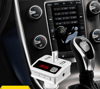 Πομπός αυτοκινήτου MP3 με θύρα USB, Bluetooth και hands-free
