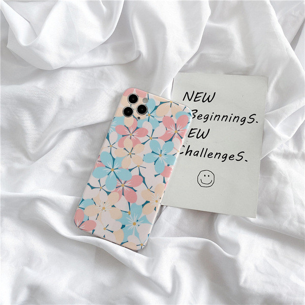 Silikona maciņš priekš Iphone 11 Pro Max ar ziediem