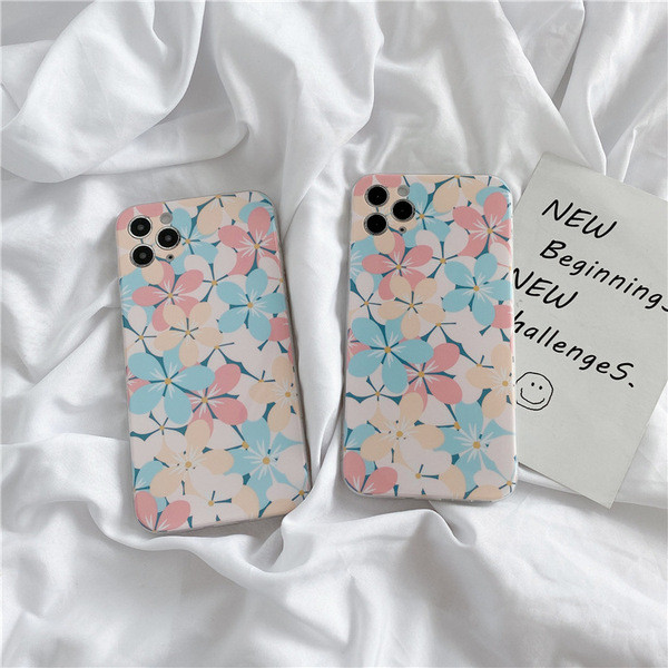 Silikona maciņš priekš Iphone 11 Pro Max ar ziediem