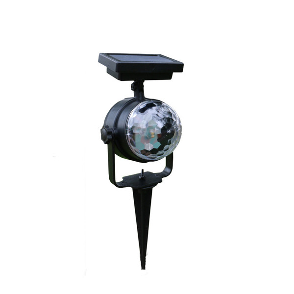 Forgó, forgó szolár projektor lámpa kerek formában