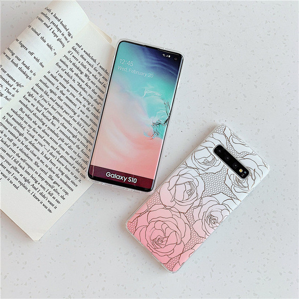 Silikoonist ümbris Samsung S10 Plus jaoks sillerdavates värvides