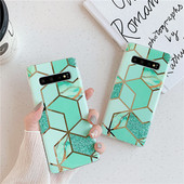 Husa din silicon pentru Samsung S10 de culoare verde