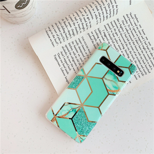 Силиконов калъф за  Samsung S10 в зелен цвят