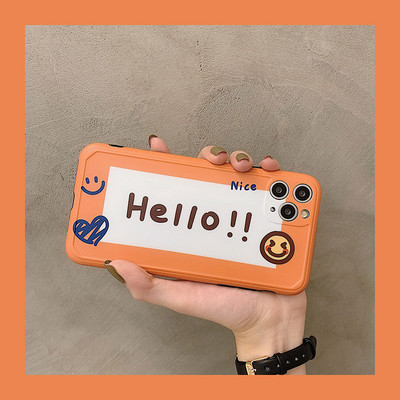 Värviline pealdisega ümbris Iphone 11 Pro jaoks