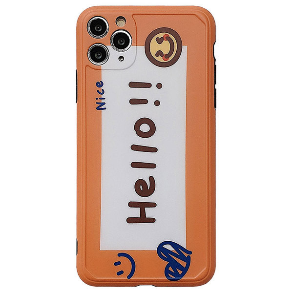 Värviline pealdisega ümbris Iphone 11 Pro jaoks