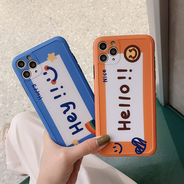 Värviline pealdisega ümbris Iphone 11 Pro jaoks