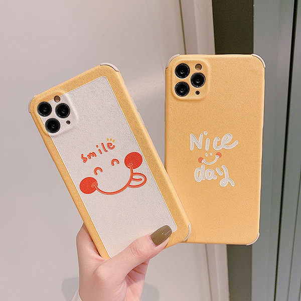 Maska za Iphone 11 Pro sa natpisom i osmijehom