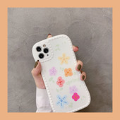 Silikonska maska u boji za Iphone 11 Pro sa cvjetićima