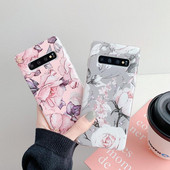 Lilledega silikoonümbris Samsung S10-le - kaks mudelit