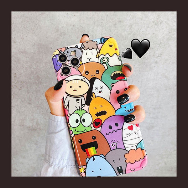 Színes szilikon tok Iphone 11 Pro telefonhoz