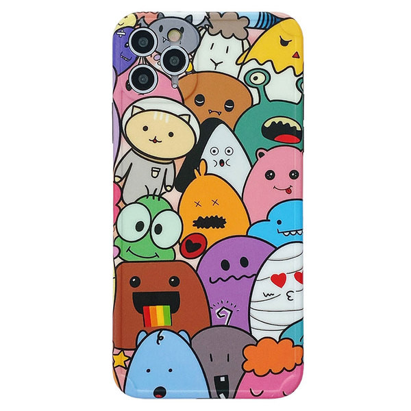 Színes szilikon tok Iphone 11 Pro telefonhoz