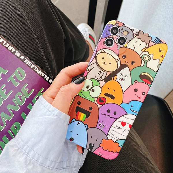 Színes szilikon tok Iphone 11 Pro telefonhoz