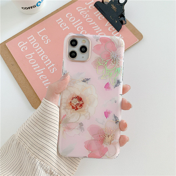 Lilledega silikoonümbris Iphone 11 Pro Maxile