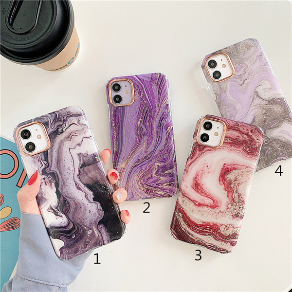 Husa pentru Iphone 11 cu efect de marmura