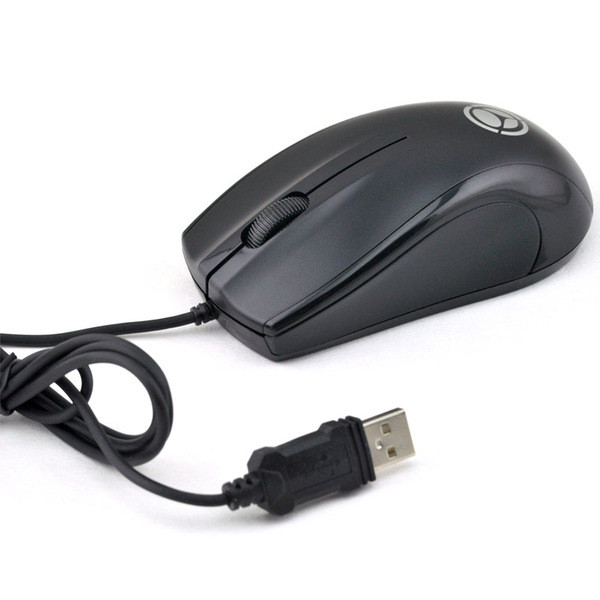 Klasszikus kábeles egér irodai és otthoni használatra