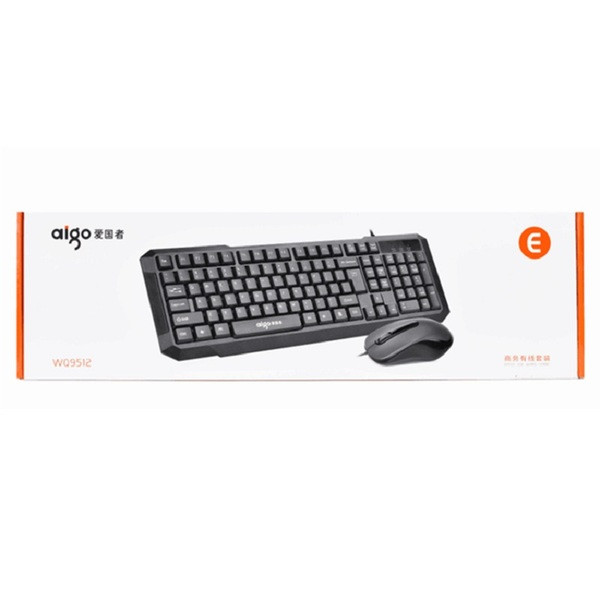 Patriot datora kabeļa klaviatūras un peles komplekts