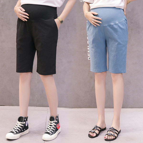 Naiste 3/4 püksid rasedatele - kaks mudelit