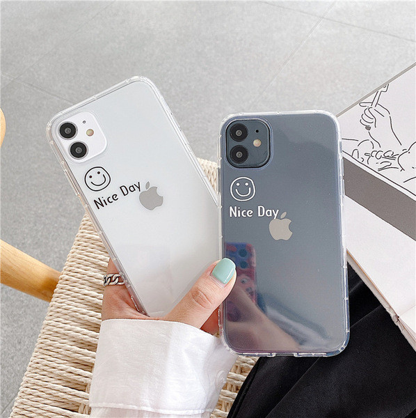 Διαφανής θήκη σιλικόνης με επιγραφή για το Iphone 11