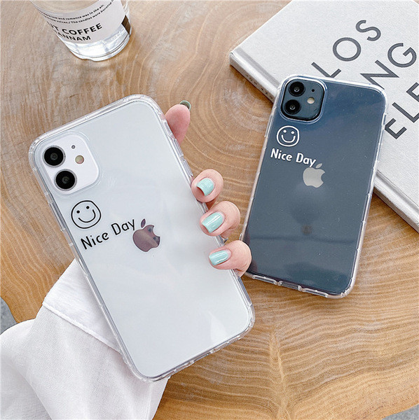 Διαφανής θήκη σιλικόνης με επιγραφή για το Iphone 11