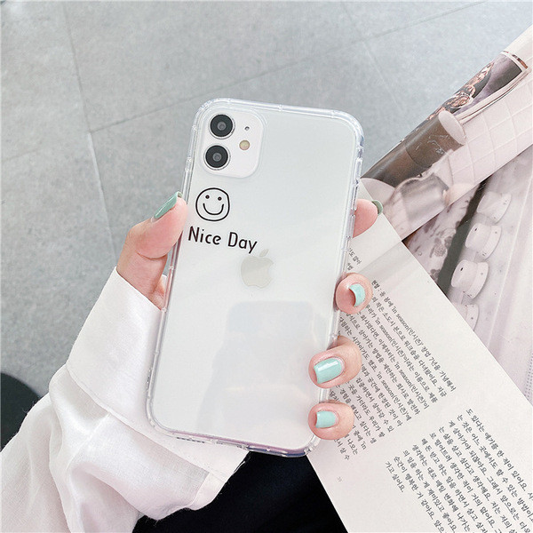 Διαφανής θήκη σιλικόνης με επιγραφή για το Iphone 11