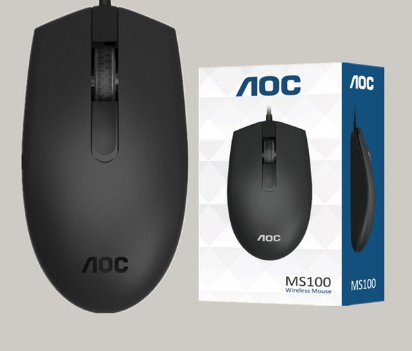 AOC kábeles USB egér asztali és laptop számára