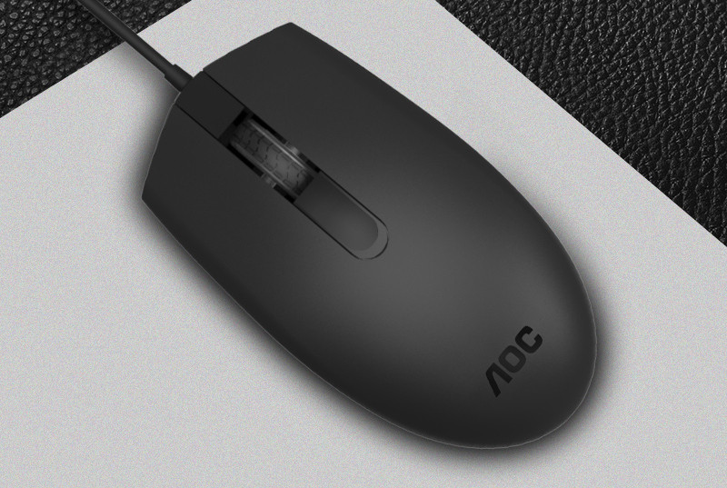 AOC kábeles USB egér asztali és laptop számára