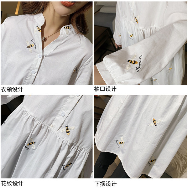 Naujo modelio moteriški marškinėliai balti nėščiosioms