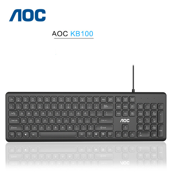 AOC кабелна клавиатура за дома и офиса