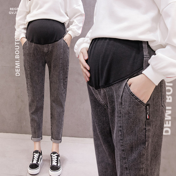 Blugi de dama cu talie inalta pentru gravide