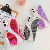 Силиконов калъф  за Iphone 11 с мраморен ефект