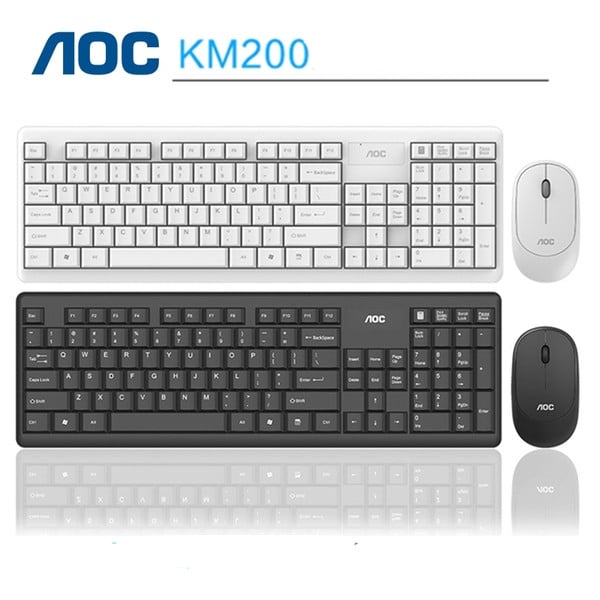 Ασύρματο πληκτρολόγιο και ποντίκι AOC KM200