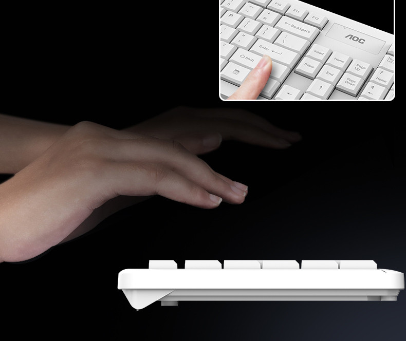 AOC KM200 vezeték nélküli billentyűzet és egér