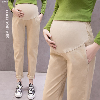 Нов модел дамски панталон за бременни с джобове