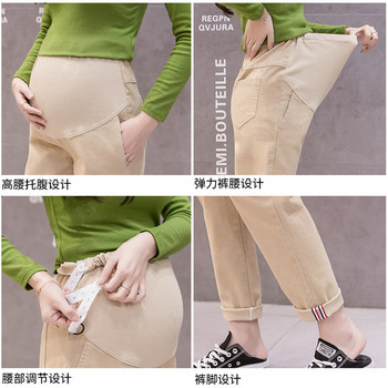 Нов модел дамски панталон за бременни с джобове
