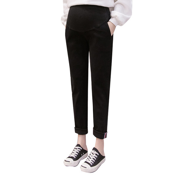 Model nou de pantaloni de dama pentru gravide cu buzunare