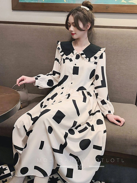 Hosszú ujjú ingruha terhes nőknek