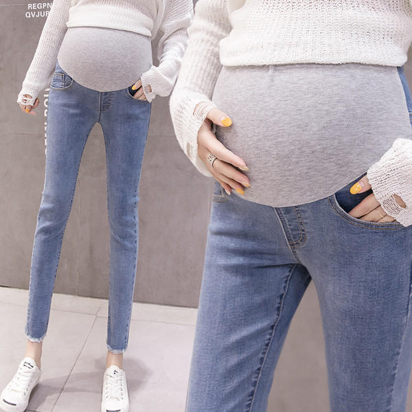 Jauns sieviešu džinsu modelis ar augstu vidukli - grūtniecēm