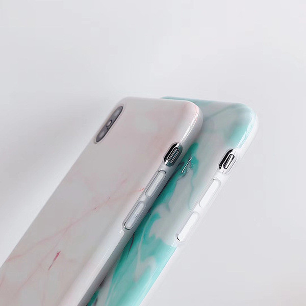 Márvány hatású szilikon tok iPhone X / XS-hez