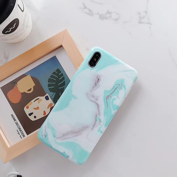 Márvány hatású szilikon tok iPhone X / XS-hez