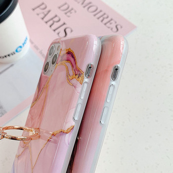 Πολύχρωμη θήκη με μαρμάρινο εφέ για το iPhone 11 Pro Max