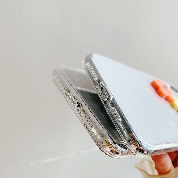 Silikonska maska za iPhone X / XS sa 3D cvjetićima - dva modela