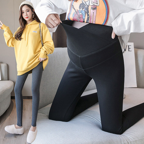 Igapäevased naiste retuusid rasedatele mustas ja hallis