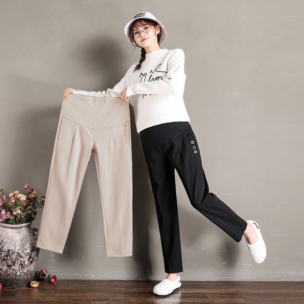 Jauns sieviešu bikšu modelis grūtniecēm ar augstu vidukli