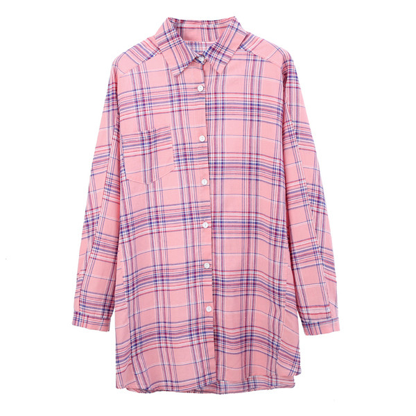 Moteriški marškiniai su sagomis ir klasikine apykakle nėščiosioms