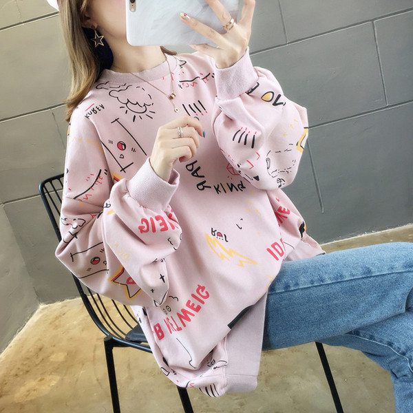 Ümara kaelusega naiste vabaaja pluus rasedatele