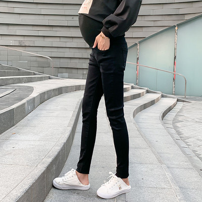 Μοντέρνο γυναικείο παντελόνι με υψηλή μέση για έγκυες γυναίκες