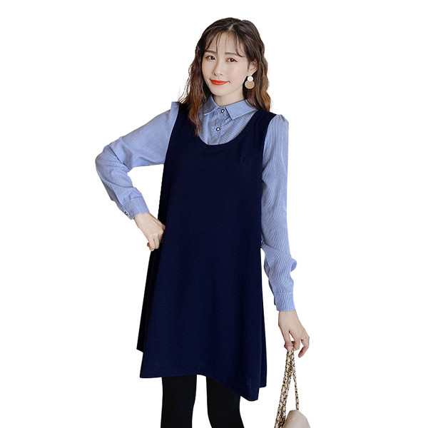 Kétrészes női ruha+ing szett kismamáknak