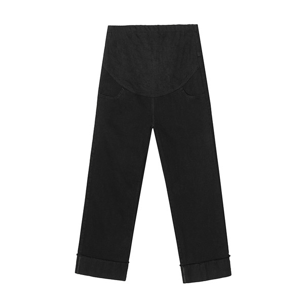 Magas derekú női nadrág új modellje terhes nők számára