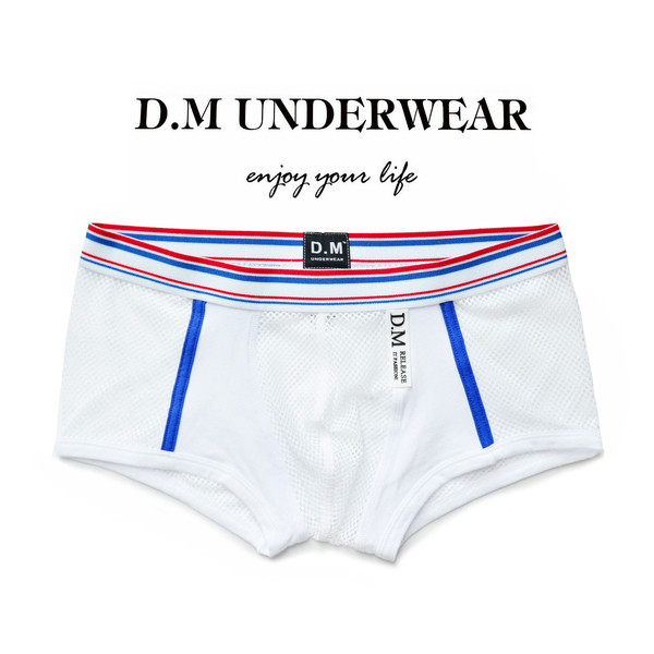 Mrežaste muške bokserice s elastikom