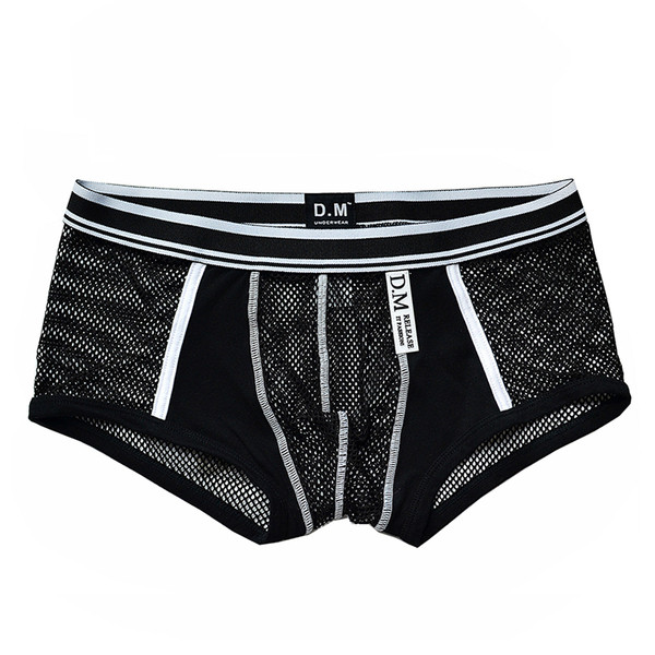 Mrežaste muške bokserice s elastikom